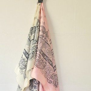 2 Satiny Scarves